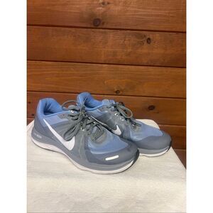 Nike Womens Dual Fusion X2 819319-002 Blue Running Shoes  Sz 10